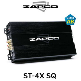 ST-4XSQ ZAPCO ザプコ 65W×4ch パワーアンプ AB級アンプ 小型