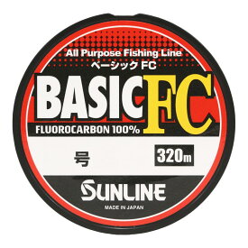 サンライン(SUNLINE) ベーシックFC 320m フロロカーボン クリア 0.6号