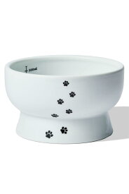 猫壱 ハッピーダイニング 猫用 脚付ウォーターボウル レギュラー 猫柄 電子レンジ 食器洗浄機対応