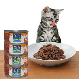 アイリスオーヤマ 美食メニューおいしいごはんツナ 猫用 170g×4個 CB-170P×4