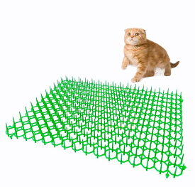 【P2倍 7/4 20時 ～ 7/10 23時まで】猫よけ グッズ 猫よけとげマット 415×340×26mm 【10枚入り】 猫よけとげシート ベランダー 軒下 コンテナー プランター 花壇 野良猫 侵入防止 お庭の犬猫フン害防止 のらネコ対策