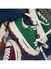 【公式】オールスター トレックウエーブ FS OX 厚底 CONVERSE コンバース シューズ・靴 スニーカー グリーン【送料無料】[Rakuten Fashion]