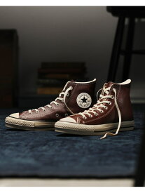【SALE／20%OFF】【直営店限定】LEATHER ALL STAR J HI / レザー オールスター J HI ハイカット CONVERSE コンバース シューズ・靴 スニーカー ブラウン【RBA_E】【送料無料】[Rakuten Fashion]