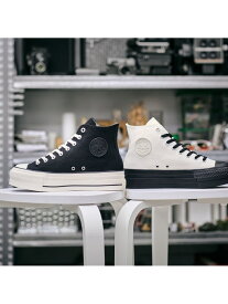 【SALE／30%OFF】【CONVERSE 公式】ALL STAR (R) LIFTED OVERTAPE HI/【コンバース 公式】オールスター　(R)　リフテッド　オーバーテープ　HI　厚底　ハイカット CONVERSE コンバース シューズ・靴 スニーカー ホワイト ブラック【RBA_E】【送料無料】[Rakuten Fashion]