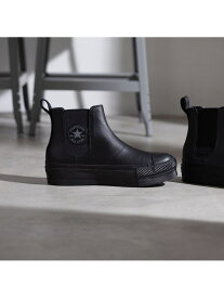 【SALE／30%OFF】【CONVERSE 公式】LEATHER ALL STAR (R) LIFTED SIDEGORE HI/【コンバース 公式】レザー　オールスター　(R)　リフテッド　サイドゴア　HI　厚底　ハイカット CONVERSE コンバース シューズ・靴 スニーカー ブラッ【RBA_E】【送料無料】[Rakuten Fashion]