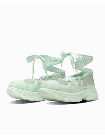 【公式】オールスター トレックウエーブ BL OX　厚底　ローカット CONVERSE コンバース シューズ・靴 スニーカー グリーン ブラック【送料無料】[Rakuten Fashion]