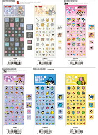 【送料込み】キャラクタードロップ ブロック シール 　K224886-87　 たまごっちブルー【パワーパフガールズ】DROP BLOCK SEAL　 DROP seal sticker