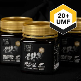 [メーカー直送] マヌカハニー UMF20+ 250g オールブラックス MGO829+ 2019年「ニュージーランド養蜂協会ゴールドメダル」を獲得。 味・品質ともに世界一安心・安全な非加熱はちみつマヌカハニー。ALL BLACKS&reg; マヌーカ 送料無料