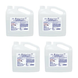 アルコール77% 製剤a 16L【4リットル×4個｜業務用｜日本製】 除菌液 食品噴霧可 BY ROLAND 4L 16L 水なし ドアノブ 細菌 ウイルス 除菌 抗菌 防臭 消臭 食品添加物 飲食店 キッチン 詰め替え 【 送料無料 】