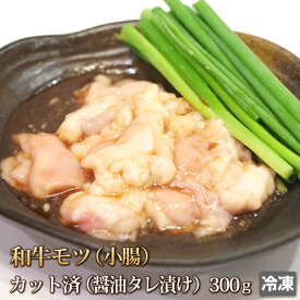 和牛 小腸 醤油だれ 300g 牛肉 ホルモン モツ 醤油だれ漬け たっぷり マルチョウ まる腸 焼肉 焼き肉 肉 お肉 牛 バーベキュー BBQ 内臓肉 ギフト お中元 お歳暮 ご贈答 贈答 父の日 母の日 BBQ バーベキュー お取り寄せ グルメ 冷凍