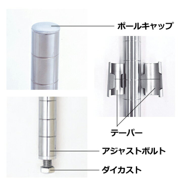 楽天市場】ALLステンレスガード付スーパーソリッドキャニオンシェルフ 