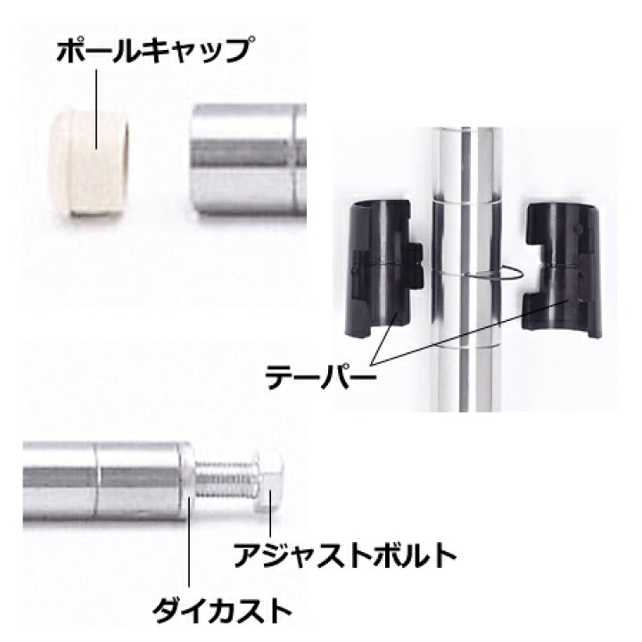 楽天市場】ステンレスサイドアップキャニオンシェルフ逆さ付（SUSR 