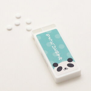 メッセージ ミントタブレット パンダ ちょっと、ひとやすみ 7g入り 1個 プチギフト 退職 お礼 お配り ご挨拶 受験 個包装 お中元 夏ギフト 300円 以下 おうさまのおやつ