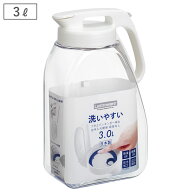 岩崎工業 タテヨコ シームレスピッチャー 3.0L ラストロウェア K-1287 【 冷水筒 横置き 縦置き 耐熱 大…