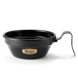 12cm シェラカップ ブラック 富士ホーロー Remo レモ RM-12SC 【 マグ コップ マグカップ 琺瑯 ほうろう 黒 アウトドア アウトドア キャンプ バーベキュー 】