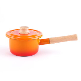 11/4-10エントリーでP5倍 富士ホーロー コットン ホーロー ミルクパン 14cm 注ぎ口 蓋付き ガス火 IH対応 CTN-14M Cotton Series コットンシリーズ 【 琺瑯 片手鍋 ホーロー鍋 琺瑯鍋 離乳食 調理器具 IH200V 送料無料