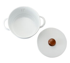 富士ホーロー,クリスティーナ,キャセロール,20cm,両手鍋,JC-20W,ホーロー,琺瑯