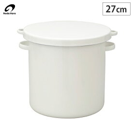 7/4-10 最大100%ポイントバック 野田琺瑯 ラウンドストッカー27cm 15L ホーロー容器 WRS-27【 ホーロー 琺瑯 保存容器 米びつ 味噌 みそ 梅干し 漬物容器 ほうろう 容器 ぬか漬け 日本製 送料無料 】
