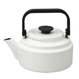 野田琺瑯 アムケトル 2L AM-20K ガス火 IH対応 【 琺瑯 やかん ホーロー ケトル 直火 IH 200V対応 レトロ シンプル 湯沸かし 調理器具 日本製 】
