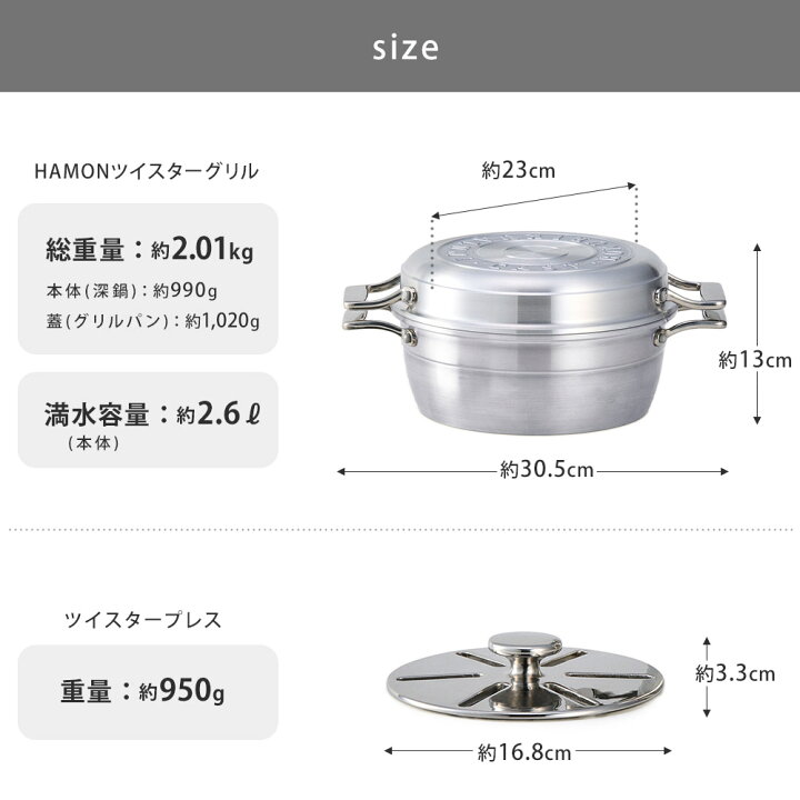 楽天市場】SS期間中 抽選で300%ポイントバック HAMON ツイスターグリル  
