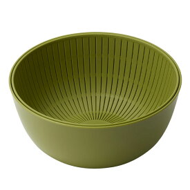 11/4-10エントリーでP5倍 ライクイット 米とぎにも使えるザルとボウル like-it 【 ザル ボウル セット コランダー そうめん 水切り サラダ キッチン 調理ツール 日本製 】