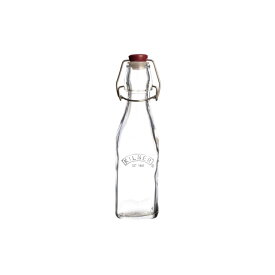 キルナー スクエア クリップトップボトル 250ml 38-2027-00 KILNER SQUARE CLIP TOP BOTTLE【ガラスボトル 調味料入れ/オイルボトル 調味料ボトル ガラス/ガラス瓶 蓋付/保存容器】