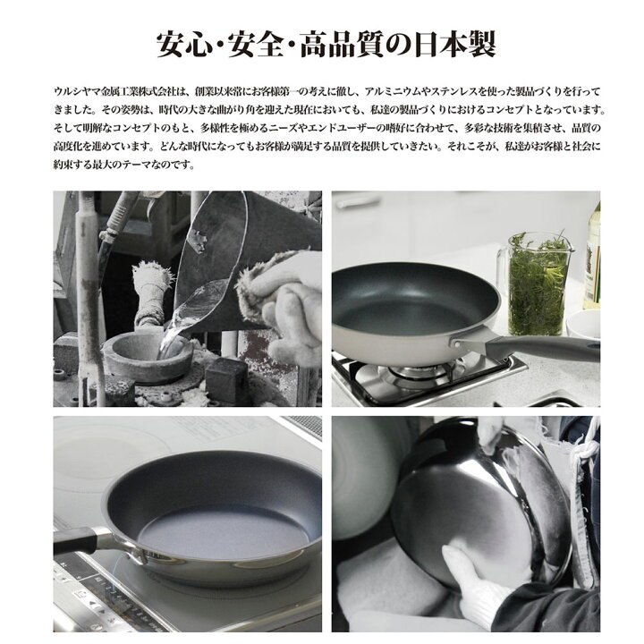 楽天市場】ウルシヤマ レジェーロIH フライパン 炒め鍋 28cm  