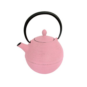 岩鋳 日の丸 鉄急須 カラー 600ml 茶こし付き 藍花 南部鉄器 【 南部鉄 急須 茶道具 茶漉し 内面ホーロー加工 日本製 】