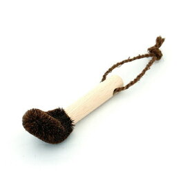 高田耕造商店 しゅろのやさしいたわし 急須用 柄付き 【 棕櫚 たわし ハンドル付き 急須洗い 野菜洗い 日本製 】