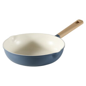 【今なら！50％OFF！】カローテ CAROTE フライパン 20cm・24cm・26cm IH対応 PFOA PFOSフリー マーブルコート くっつかなく洗いやすい オール熱源 1年保証 ブルー COSY BLUEシリーズ