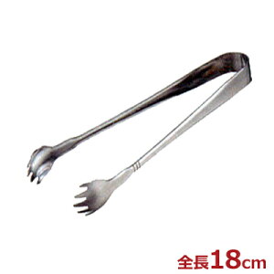 TH アイストング 鬼手 中型 180mm 氷掴み 氷トング ステンレス お酒 ドリンク ジュース 飲み物 シンプル 居酒屋 バー 厨房用品 キッチン用品 カクテル 抗菌 抗カビ 飲食店 宅飲み 水割り 雑貨 005