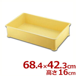 サンコー プラスチック製 特大番重(ばんじゅう) 蓋なし A型 68.4×42.3×高さ16cm/バット 入れ物 容器 コンテナ 運搬 持ち運び 保存 保管 シンプル フードコンテナ 026042001
