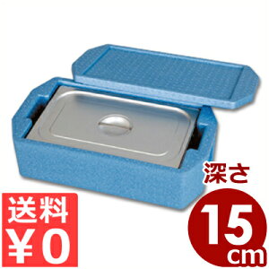 ホテルパン専用保温・保冷コンテナBOX Hot&CooL RH-170型 1/1専用 発泡材 JIS規格対応/ボックス 箱 入れ物 容器 温かい 冷たい 運搬 持ち運び 配達《メーカー直送 代引/返品不可》 030866001