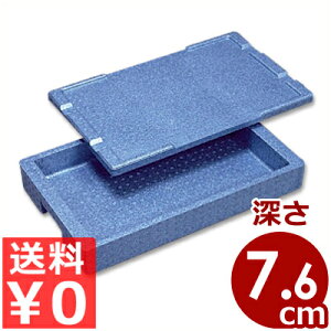 デリバリー用保温・保冷コンテナBOX Hot&CooL RH-150型 68×42×13.4cm 浅型コンテナ 発泡材コンテナ/ボックス 箱 入れ物 容器 温かい 冷たい 運搬 持ち運び 配達《メーカー直送 代引/返品不可》 0