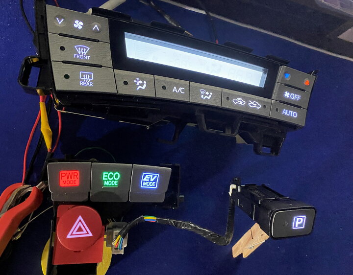楽天市場】プリウス ZVW30 後期 LED打ち換え済み エアコン＆シフト 