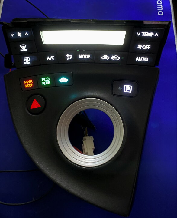 楽天市場】プリウス ZVW30 前期 LED打ち換え済み エアコン＆シフト  