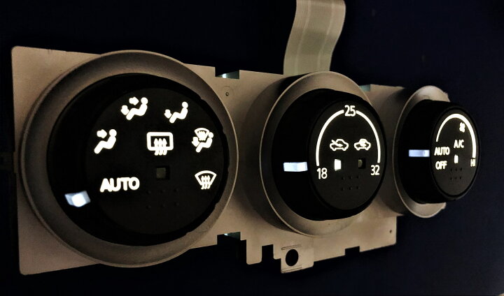 楽天市場】Z33 フェアレディZ 前期 LED打ち換え済み エアコンパネル 