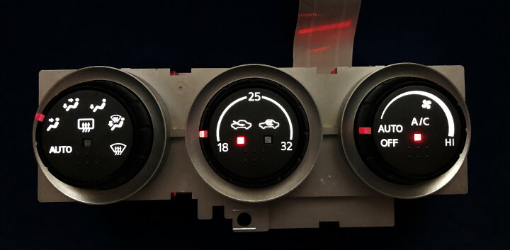 楽天市場】Z33 フェアレディZ 前期 LED打ち換え済み エアコンパネル 