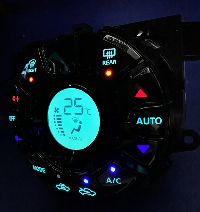 楽天市場】ノート e-POWER HE12 LED打ち換え済み エアコンパネル 