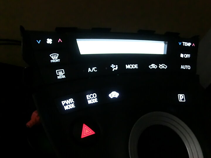 楽天市場】プリウス ZVW30 前期 LED打ち換え済み エアコン＆シフト  