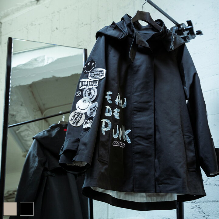 楽天市場】《 COOLA パッチ ペイント トレンチ ジャケット 