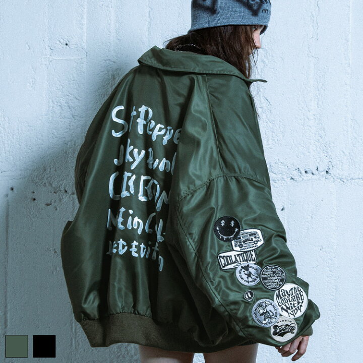 楽天市場】《 COOLA ロゴ バック ペイント ミリタリー ジャケット 
