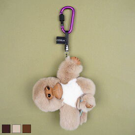 直営限定ITEM《 COOLA ファー モンキー BAGチャーム ベージュ 》 クーラ チャーム バッグチャーム キーホルダー キーリング サル レッキス アニマル 動物 ふわふわ 雑貨 アイテム ユニセックス お揃い 色違い おしゃれ レディース カジュアル ストリート モード デイリー