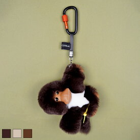直営限定ITEM《 COOLA ファー モンキー BAGチャーム ブラウン 》 クーラ チャーム バッグチャーム キーホルダー キーリング サル レッキス アニマル 動物 ふわふわ 雑貨 アイテム ユニセックス お揃い 色違い おしゃれ レディース カジュアル ストリート モード デイリー