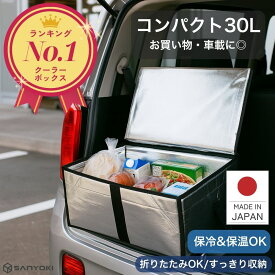 クーラーボックス 大型 【楽天1位！】 業務用 30L 大型 保温 保冷ボックス 折りたたみ 大容量 Zパック30L プロ仕様 保冷バッグ 保冷バック 軽量 車載 丈夫 頑丈 折り畳み コンパクト 屋外イベント 冷蔵 食品 保冷剤 ドライアイス 日本製 SANYOKI