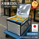 【全品P5倍+クーポン配布中】 保冷ボックス 業務用 230L 折りたたみ 大型 クーラーボックス 大容量 クレート用 天面開閉 保冷バッグ 軽量 業務用 車載 丈夫 頑丈 折り畳み コンパクト イベント フェス 冷蔵 食品 保冷剤 ドライアイス 炊き出し 防災 非常時 日本製 SANYOKI