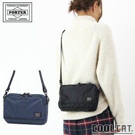 ポーター フラッシュ ショルダーバッグ 689-05940 | （カラー：ブラック / ネイビー） 吉田カバン PORTER FLASH ミニショルダー ポーチ 軽量 撥水 斜めがけ ななめ掛け メンズ レディース 正規取扱店 鞄 メンズ 日本製 プレゼント