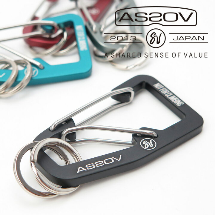 楽天市場 ネコポス対象商品 アッソブ ダブルカラビナ As2ov Assov 1700 メンズ ブランド おしゃれ 小物入れ キーホルダー カラビナ レディース 男性 誕生日プレゼント ウォレット 女性 ベルト As2ov キーリング フック 紳士財布 鍵 キーチェーン ギフト