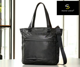 ＼全品エントリーで+P10倍！／【選べるノベルティ付】 master-piece マスターピース プログレス コーティングver. トートバッグ（カラー：ブラック） 02396-sc | マスターピース トート トートバッグ ビジネストート 日本製 | プレゼント ギフト