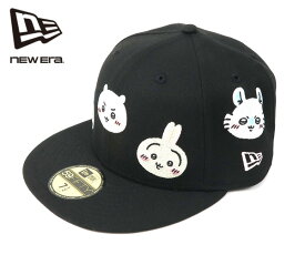 ＼全品エントリーで+P10倍！／【選べるノベルティ付】 NEW ERA ニューエラ キャップ 59FIFTY ちいかわ/キャラALL OVER 59.6cm （カラー：ブラック） 14864521 | プレゼント ギフト